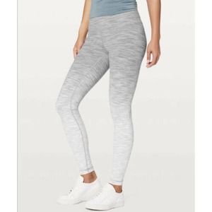 Lululemon Wunder Under Hi Rise Tight Ombre Melange Luon 28" Space Dye Sz 6